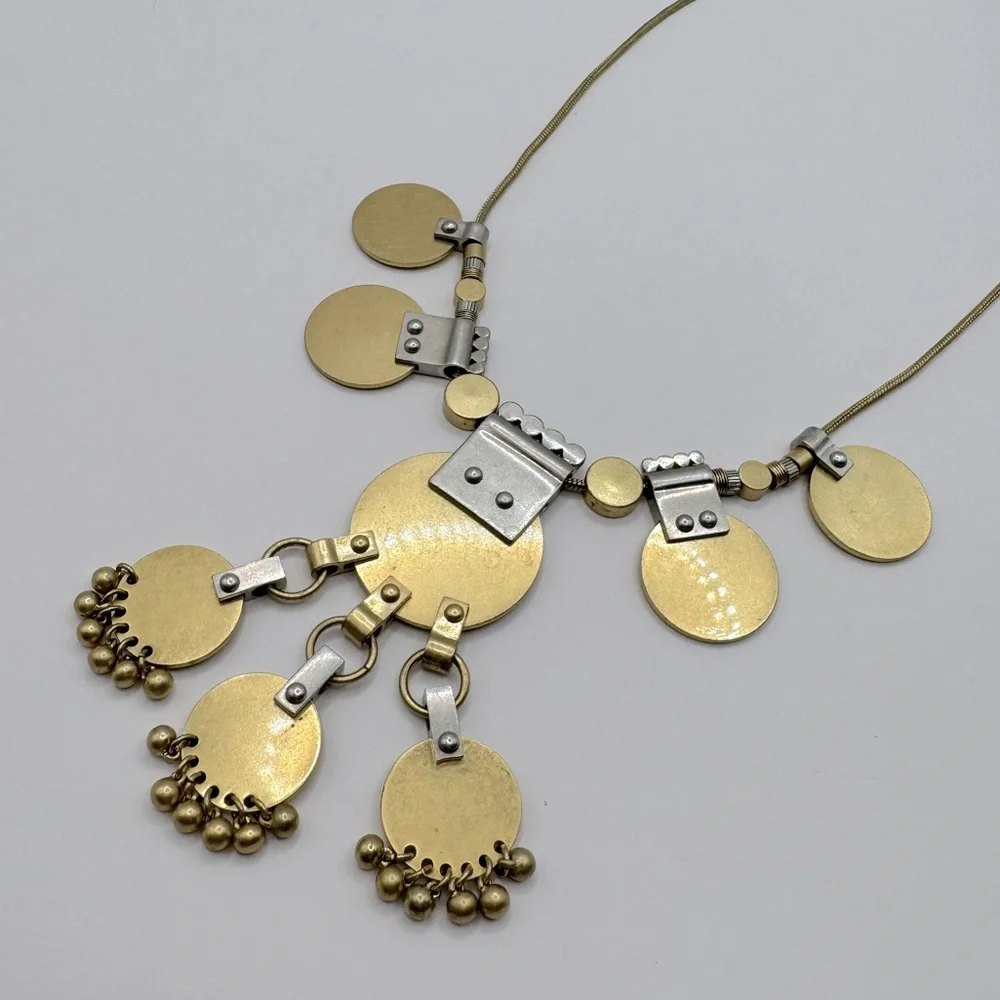MADEWELL Mixed Metals Statement Necklace - Picture 8 of 12